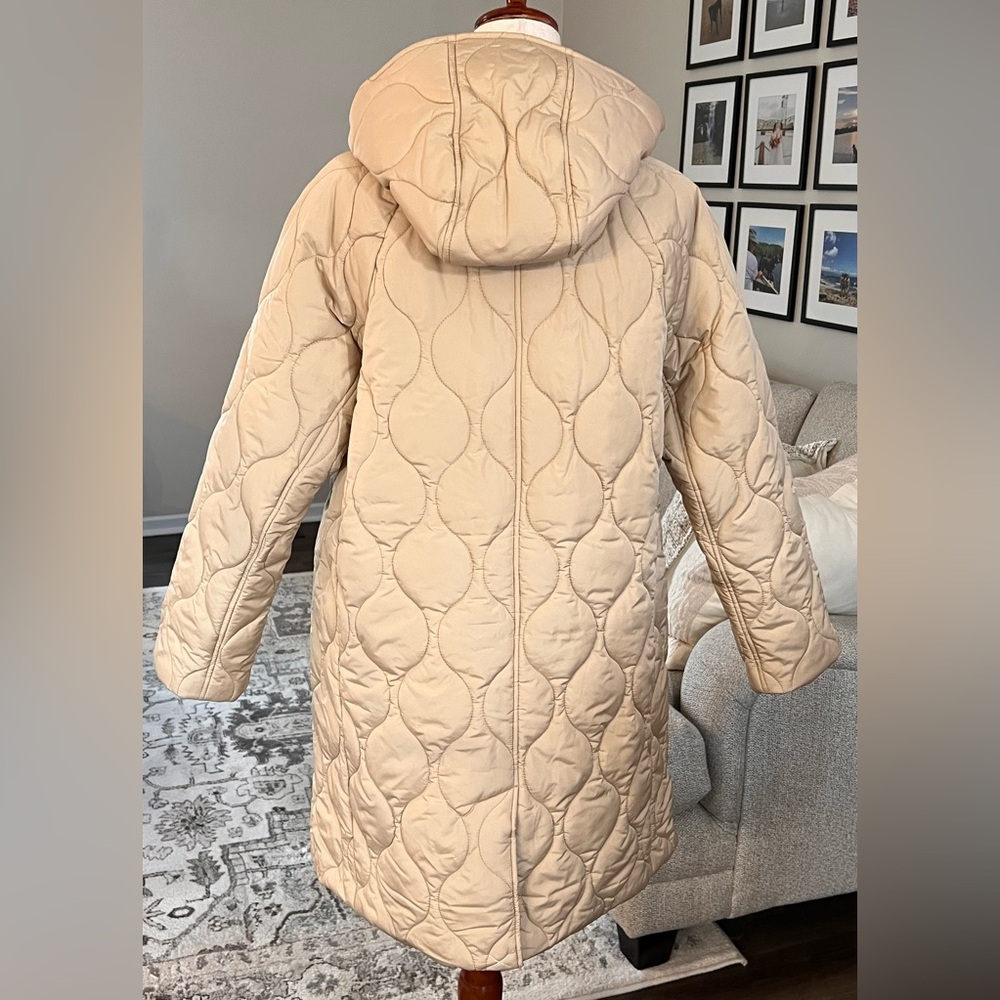 J Crew Stowe Puffer Jacket Primaloft Removeable Hood Size Medium #CD108 - Picture 9 of 15